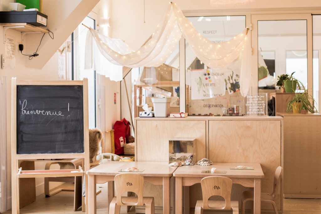 Visite de l'école Maternelle Montessori Bloom School à Vincennes