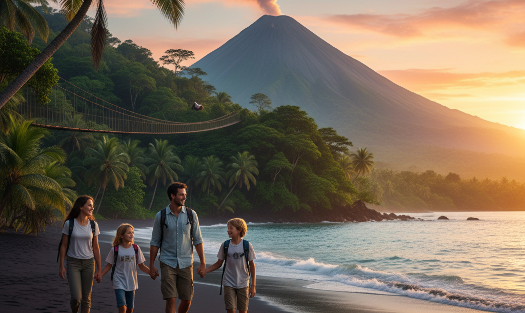 Costa Rica en famille : itinéraire de 10 jours entre volcans, jungle et plages