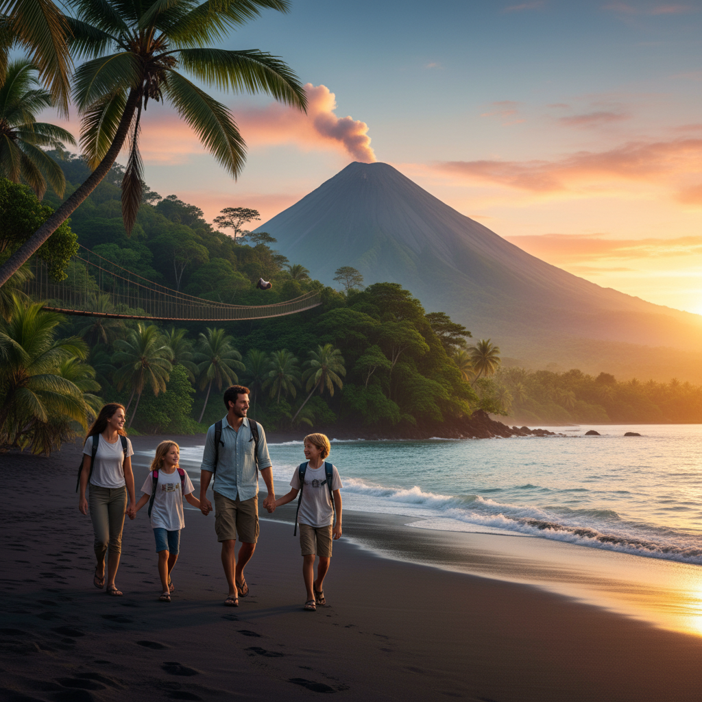 Costa Rica en famille : itinéraire de 10 jours entre volcans, jungle et plages