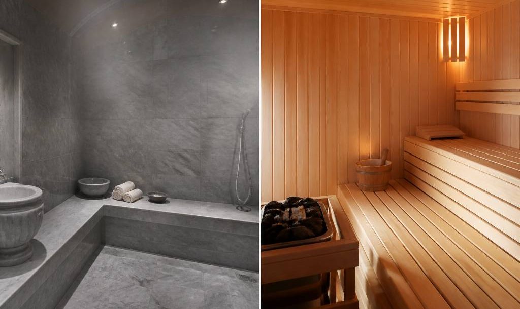 Différence hammam et sauna