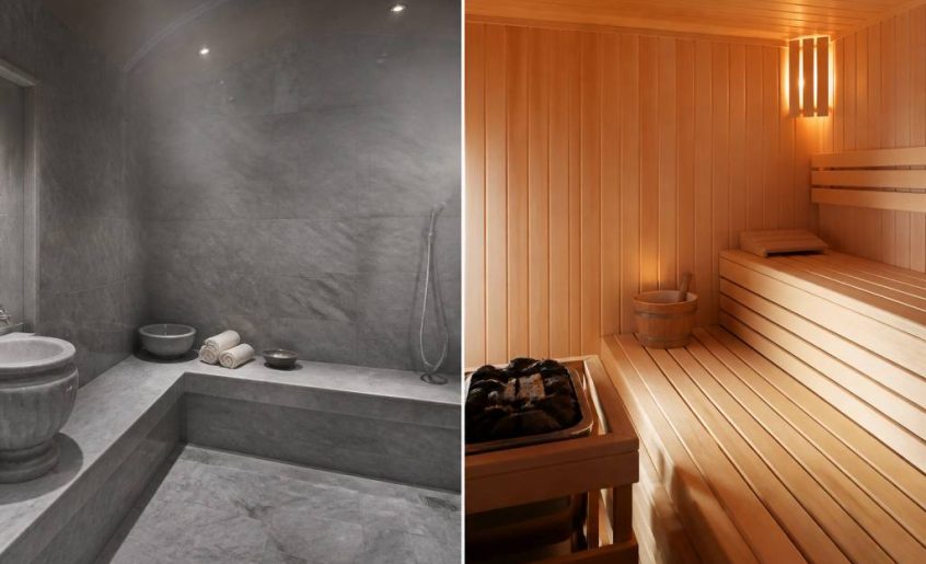 Différence hammam et sauna