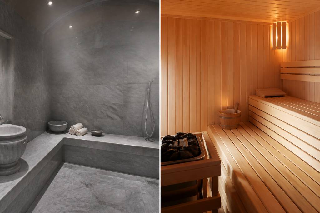 Différence hammam et sauna