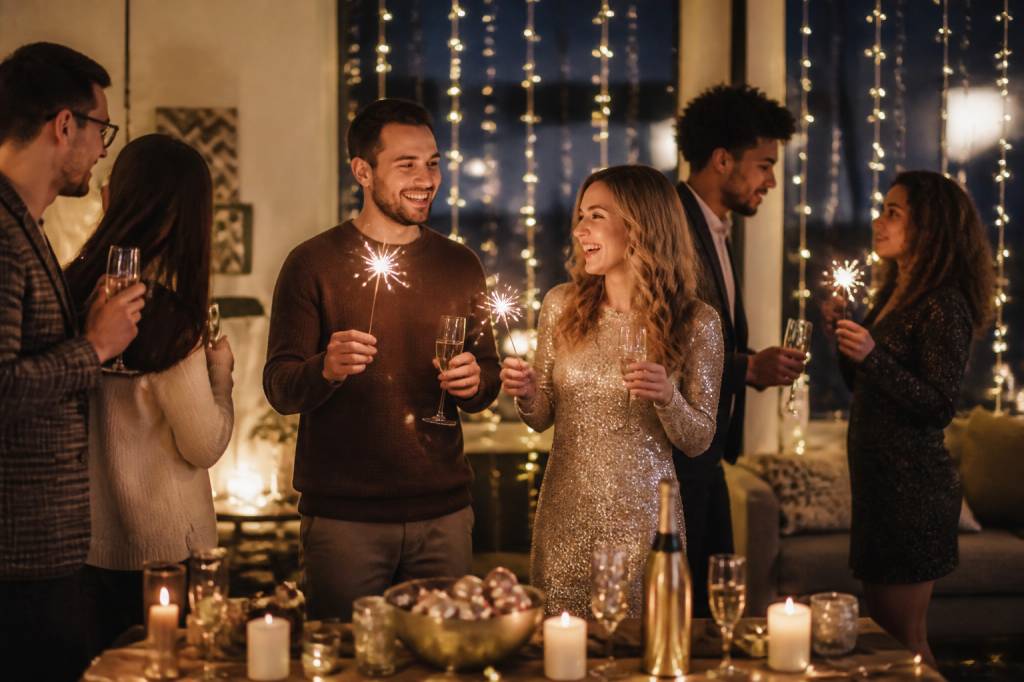 Nouvel an entre amis : idées festives pour une soirée inoubliable