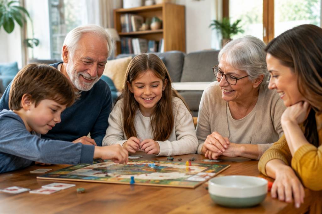 Jeu intergénérationnel : partagez des moments uniques en famille