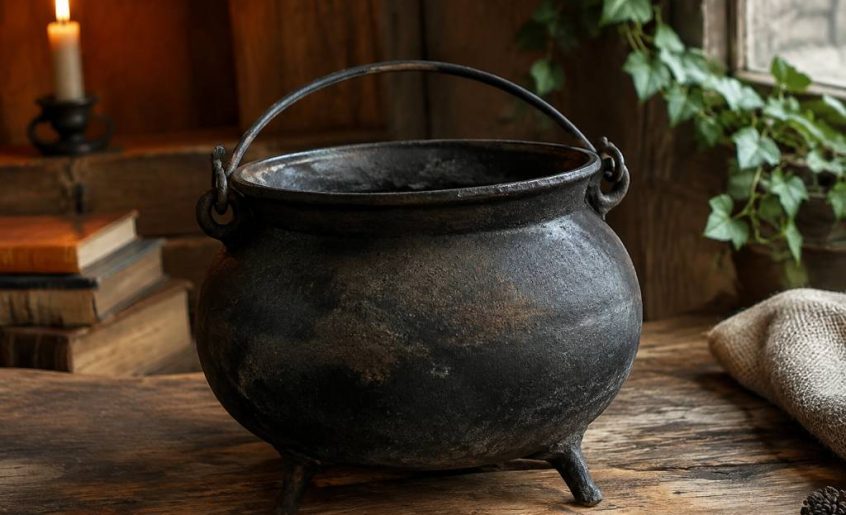Comment choisir un chaudron ancien en fonte pour une décoration authentique