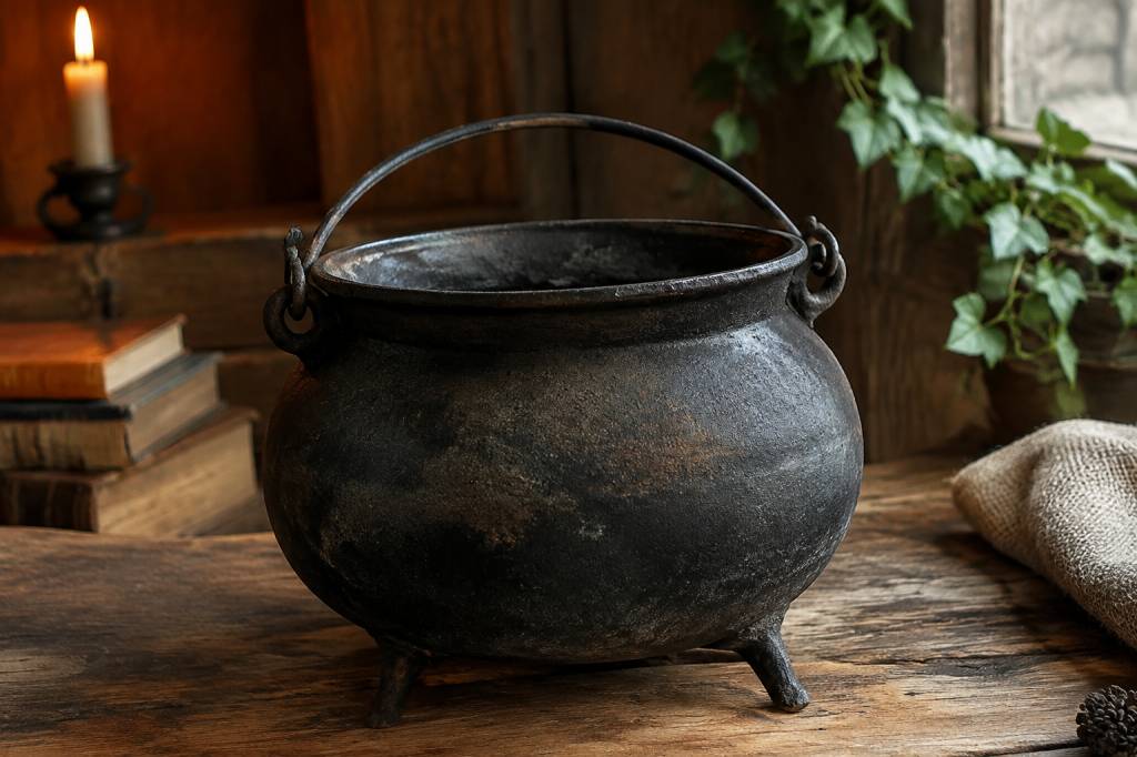 Comment choisir un chaudron ancien en fonte pour une décoration authentique