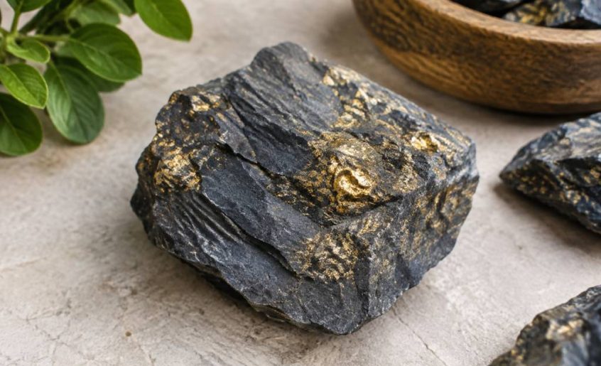 Pyrite ardoise : les secrets d’une pierre naturelle aux reflets dorés
