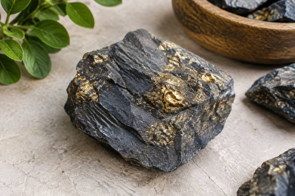 Pyrite ardoise : les secrets d’une pierre naturelle aux reflets dorés